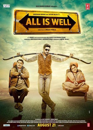 All Is Well - Indian Movie Poster (thumbnail)