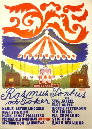 Rasmus, Pontus och Toker - Swedish Movie Poster (thumbnail)