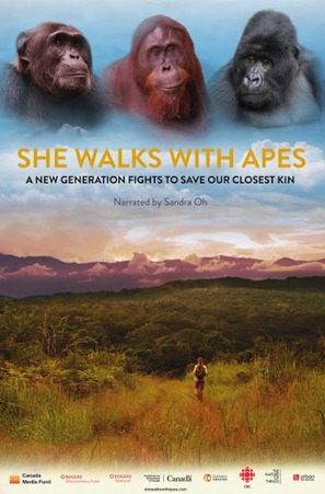 She Walks with Apes - Movie Poster (thumbnail)
