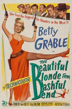 The Beautiful Blonde from Bashful Bend - Movie Poster (thumbnail)