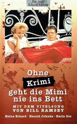 Ohne Krimi geht die Mimi nie ins Bett - German VHS movie cover (thumbnail)