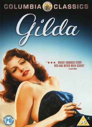 Gilda - British DVD movie cover (thumbnail)