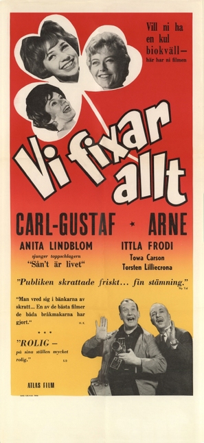 Vi fixar allt - Swedish Movie Poster (thumbnail)