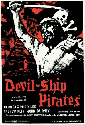 The Devil-Ship Pirates - British Movie Poster (thumbnail)
