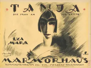 Tanja, die Frau an der Kette Poster