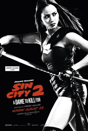 Sin City: A Dame to Kill For - British Movie Poster (thumbnail)