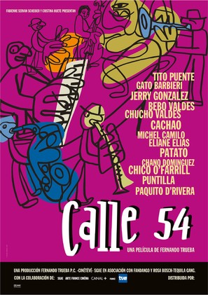 Calle 54 - Spanish Movie Poster (thumbnail)