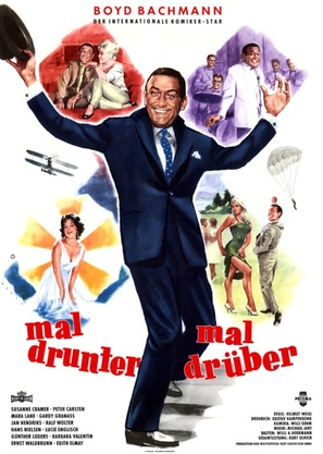 Mal drunter - mal dr&uuml;ber - German Movie Poster (thumbnail)