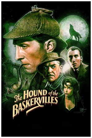 The Hound of the Baskervilles - British Movie Cover (thumbnail)