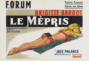 Le m&eacute;pris - Belgian Movie Poster (thumbnail)
