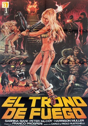Il trono di fuoco - Spanish Movie Poster (thumbnail)