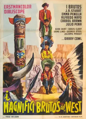 I magnifici brutos del West Poster