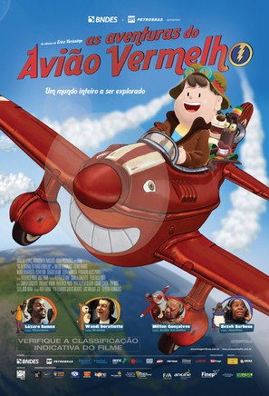 As Aventuras do Avi&atilde;o Vermelho - Brazilian Movie Poster (thumbnail)