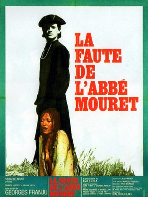 La faute de l&#039;abb&eacute; Mouret - French Movie Poster (thumbnail)
