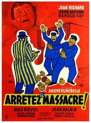 Arr&ecirc;tez le massacre - French Movie Poster (thumbnail)