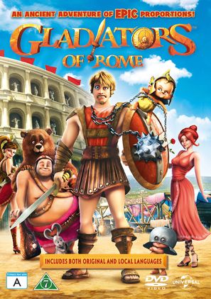 Gladiatori di Roma - Danish DVD movie cover (thumbnail)