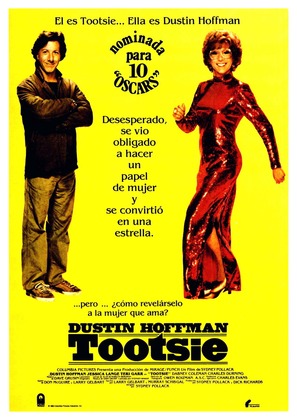 Tootsie - Spanish Movie Poster (thumbnail)