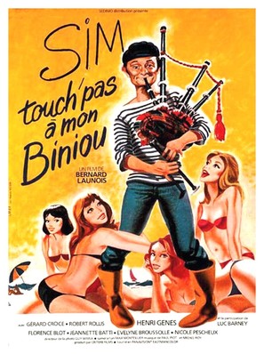 Touch&#039; pas &agrave; mon biniou - French Movie Poster (thumbnail)