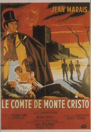 Le comte de Monte-Cristo - French Movie Poster (thumbnail)