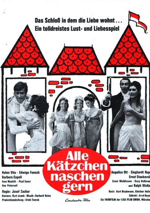 Alle K&auml;tzchen naschen gern - German Movie Poster (thumbnail)