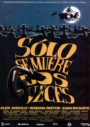 S&oacute;lo se muere dos veces - Spanish Movie Poster (thumbnail)