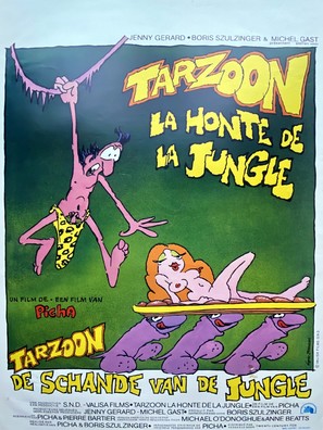 Tarzoon, la honte de la jungle - Belgian Movie Poster (thumbnail)