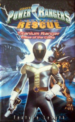 Power Rangers Lightspeed Rescue - Titanium Ranger: Curse of the Cobra - VHS movie cover (thumbnail)