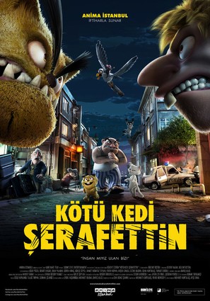 K&ouml;t&uuml; Kedi Serafettin - Turkish Movie Poster (thumbnail)