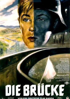 Die Br&uuml;cke - German Movie Poster (thumbnail)