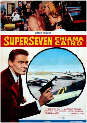 Superseven chiama Cairo - Italian Movie Poster (thumbnail)