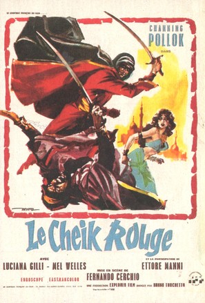 Lo sceicco rosso - French Movie Poster (thumbnail)