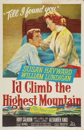 I&#039;d Climb the Highest Mountain - Movie Poster (thumbnail)