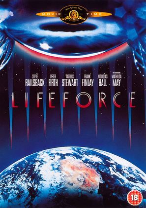 Lifeforce - British DVD movie cover (thumbnail)