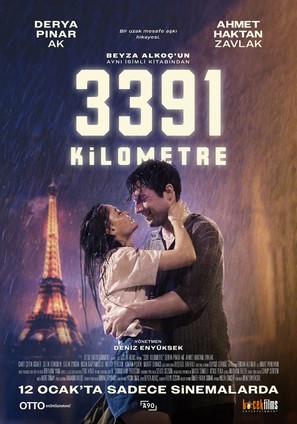 3391 Kilometre - Turkish Movie Poster (thumbnail)