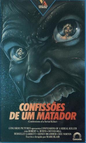 Confessions of a Serial Killer - Brazilian VHS movie cover (thumbnail)