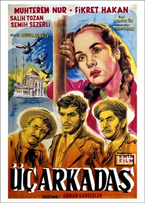 &Uuml;&ccedil; arkadas - Turkish Movie Poster (thumbnail)