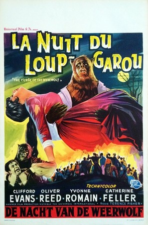 The Curse of the Werewolf - Belgian Movie Poster (thumbnail)