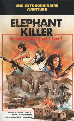 Killer Elephants - French VHS movie cover (thumbnail)