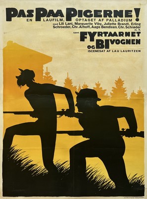 Pas paa pigerne - Danish Movie Poster (thumbnail)