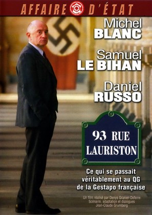 93, rue Lauriston - French DVD movie cover (thumbnail)