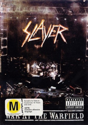 Slayer: War at the Warfield - New Zealand DVD movie cover (thumbnail)