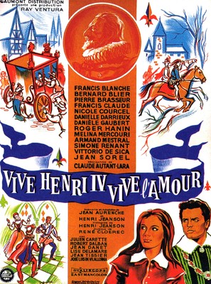 Vive Henri IV... vive l&#039;amour! - French Movie Poster (thumbnail)