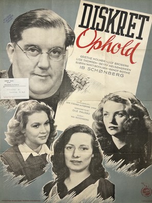Diskret Ophold - Danish Movie Poster (thumbnail)