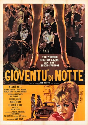 Giovent&ugrave; di notte - Italian Movie Poster (thumbnail)