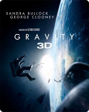 Gravity - British Blu-Ray movie cover (thumbnail)