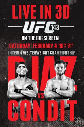UFC 143: Diaz vs. Condit - Movie Poster (thumbnail)