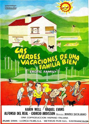 Las verdes vacaciones de una familia bien - Spanish Movie Poster (thumbnail)