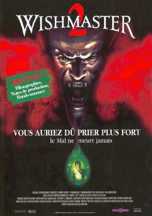 Wishmaster 2: Evil Never Dies - French DVD movie cover (thumbnail)