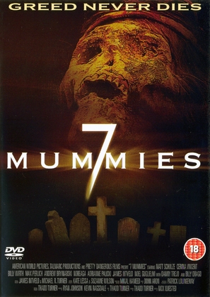 Seven Mummies - British DVD movie cover (thumbnail)