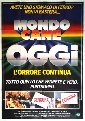 Mondo cane oggi - L&#039;orrore continua - Italian Movie Poster (thumbnail)